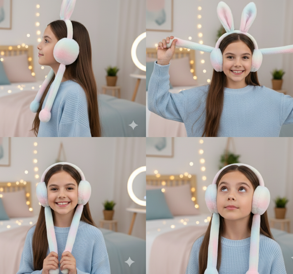 Multicolor Fur Earmuffs Winter Ear Warmers