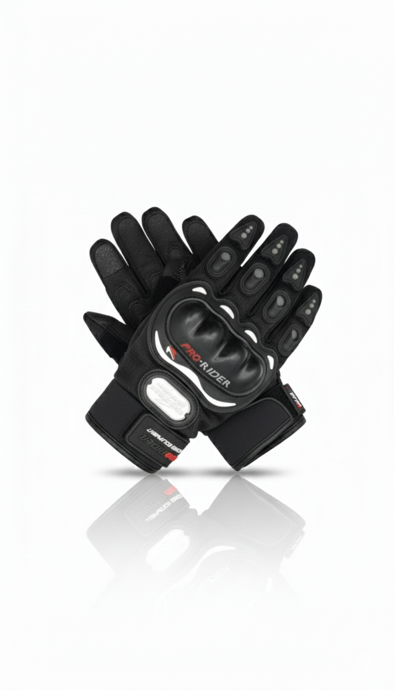 Riding Gloves for Men | Bike Riding Gloves with Anti-Slip Grip | Biker Gloves for Daily Use