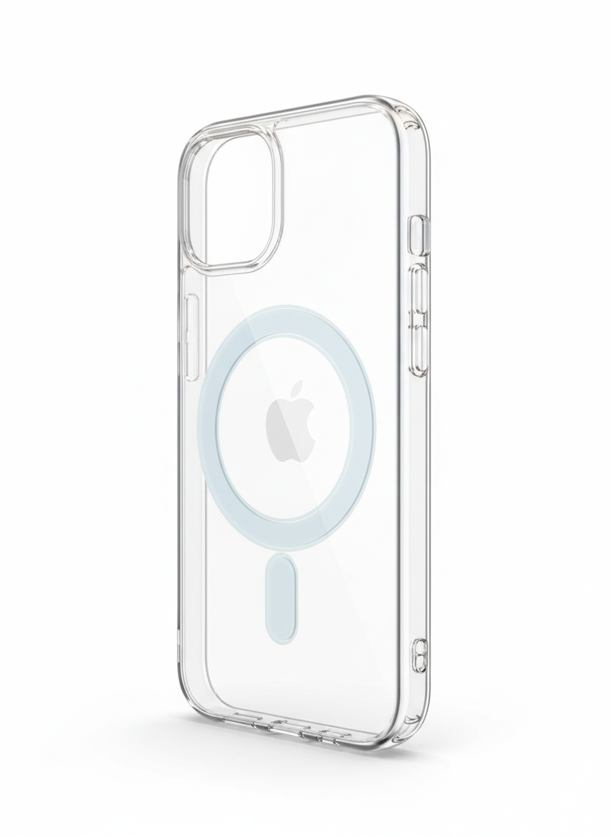 Premium Transparent MagSafe Compatible Case for iPhone
